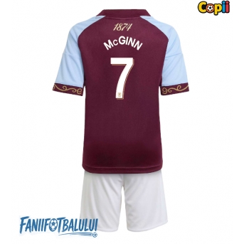 Aston Villa John McGinn #7 Echipament de Fotbal Replică 2025-26 Copii Acasa (+ Șorturi)